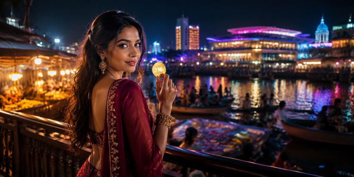 Casino entertainment and gaming atmosphere under neon lights in Barisal